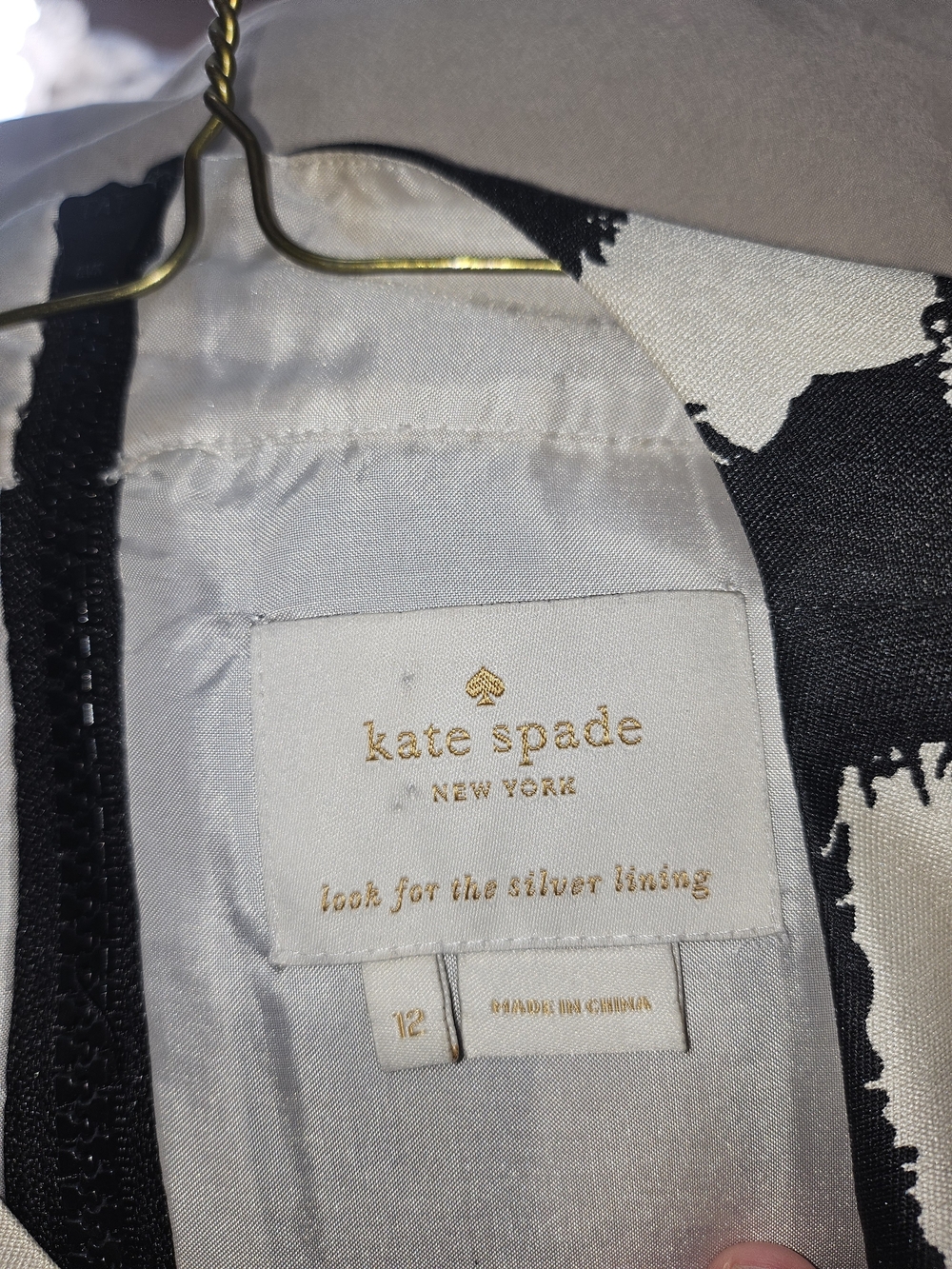 kate spade New York Black & White Women's Coat